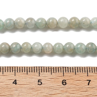 Natural Amazonite Beads Strands X-G-K068-03-4mm-A-1