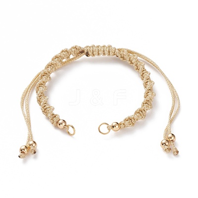 Adjustable Polyester Braided Cord Bracelet Making AJEW-JB00848-07-1