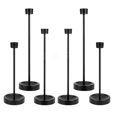 Iron Candle Holder AJEW-WH0604-58-1