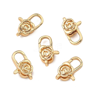 SHEGRACE Brass Lobster Claw Clasps XGRQ58610-759G-1
