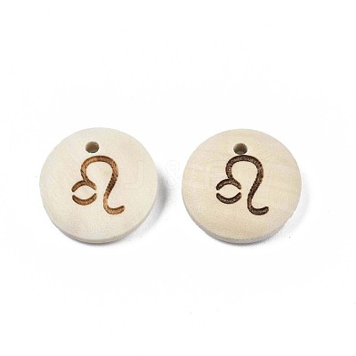 Laser Out Wood Pendants WOOD-S053-51C-1