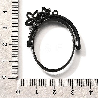 Alloy Open Back Bezel Pendants PALLOY-I223-14EB-1