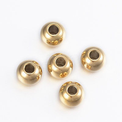 Ion Plating(IP) 304 Stainless Steel Beads STAS-G170-31G-1