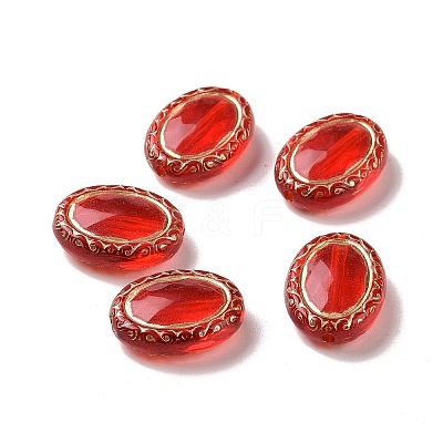Transparent Acrylic Beads X-OACR-E015-15-1