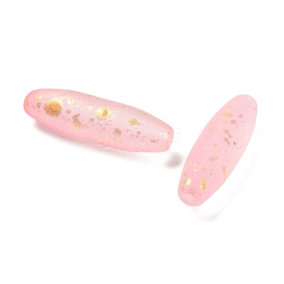Frosted Glass Beads FGLA-L001-001C-1