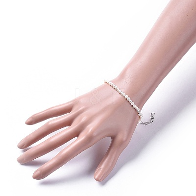Natural Freshwater Pearl Beads Bracelets X-BJEW-JB04618-1