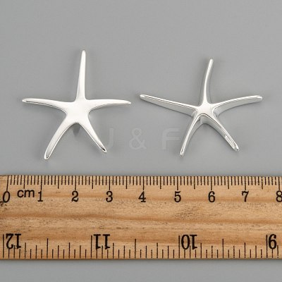 Brass Starfish/Sea Stars Pendants KK-BB11654-1