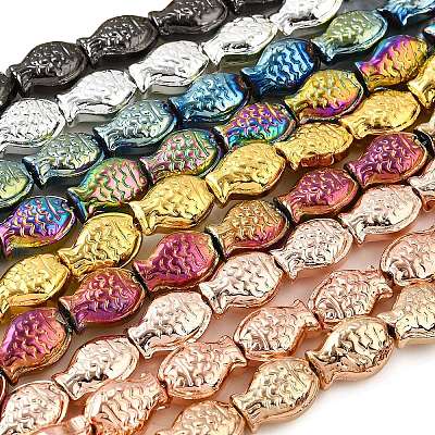 Electroplate Glass Beads Strands EGLA-V001-01-1