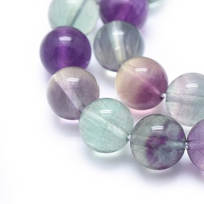 Natural Fluorite Beads Strands G-I249-B02-03-1