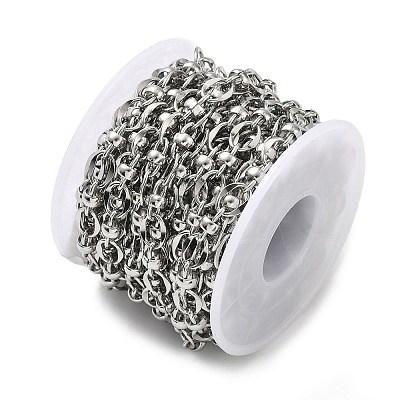304 Stainless Steel Oval Link Chains CHS-C020-03P-1