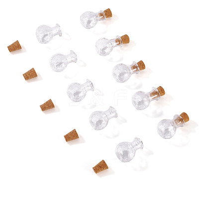 10Pcs Glass Bottles AJEW-TA0002-75-1
