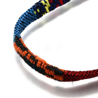 Adjustable Bohemian Style Cotton & Linen Cord Braided Bracelets for Friendship OB0004-24-1
