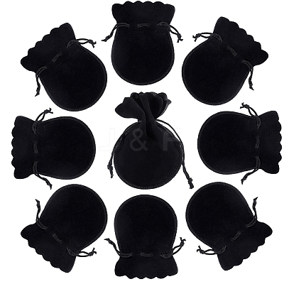 20Pcs Gourd Velvet Drawstring Bags TP-BBC0001-07B-04-1