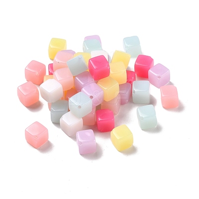 Opaque Acrylic Beads X-SACR-E003-02-1
