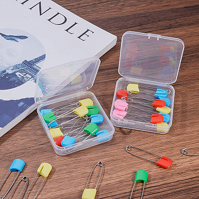 Transparent Plastic Bead Containers CON-BC0004-49-1