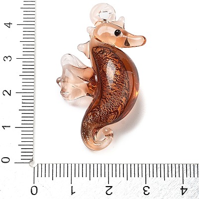 Handmade Lampwork Pendants LAMP-A004-02D-1