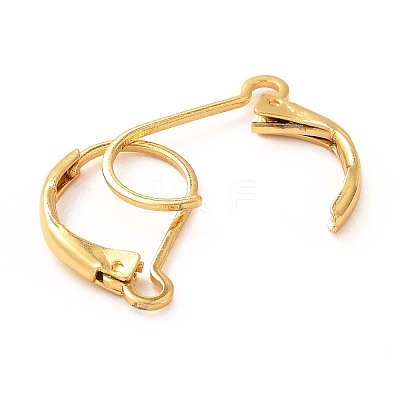 Brass Leverback Earring Findings LS-X-KK-F828-03G-1