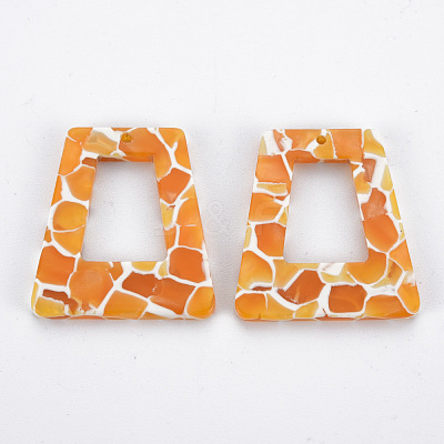 Cellulose Acetate(Resin) Pendants KY-N015-020-04-1