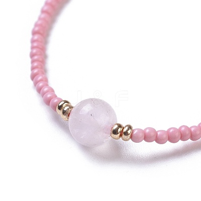 Nylon Thread Braided Beads Bracelets BJEW-JB04346-03-1
