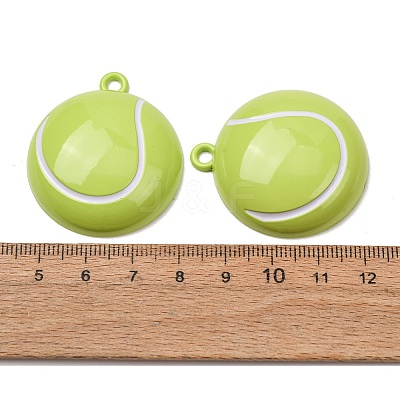 Baking Paint Alloy Pendants AL-CBAFE77-02A-06-1