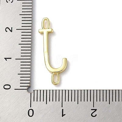 Rack Plating Brass Connector Charms KK-P245-07G-J-1