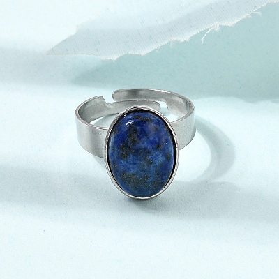 Adjustable 304 Stainless Steel Finger Rings for Women GG-CBA7994-04P-16-1