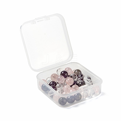 45Pcs 3 Style Natural & Synthetic Gemstone Beads G-FS0001-37-1