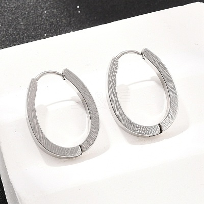 201 Stainless Steel Hoop Earrings EJEW-T056-03P-02-1