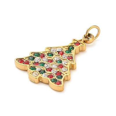 304 Stainless Steel Rhinestone Pendants LS-FIND-I062-01G-01-1