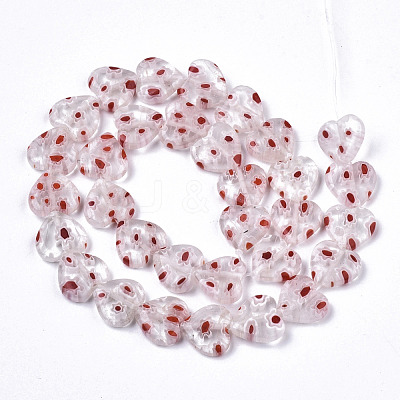 Handmade Millefiori Lampwork Beads Strands LAMP-N023-001L-1