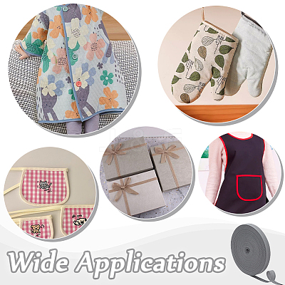 Cotton Ribbons OCOR-WH0104-38B-1