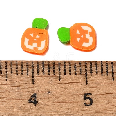 Halloween Handmade Polymer Clay Cabochons X-CLAY-F005-01-1