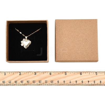 12Pcs 2 Colors Cardboard Paper Jewelry Set Boxes CBOX-FS0001-01-1