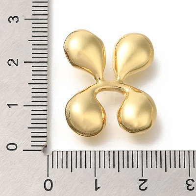 Rack Plating Brass Beads KK-S051-01G-X-1