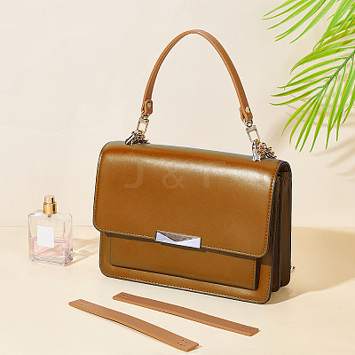 Leather with Alloy Chain Bag Strap FIND-WR0003-88-1