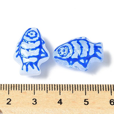 Baking Paint Glass Enamel Beads BLOW-D300-04A-1