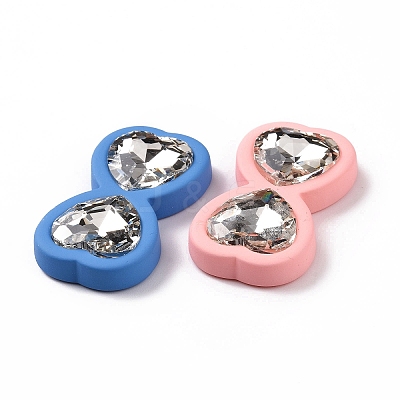 Acrylic Cabochon X-OACR-E008-09-1