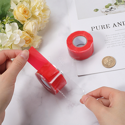 2 Rolls Waterproof Silicone Adhesive Tape FIND-GF0006-08B-1