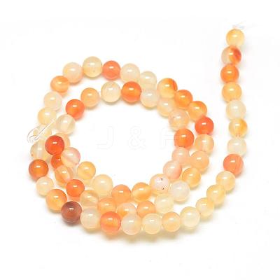 Natural Carnelian Beads Strands G-Q462-4mm-45-1