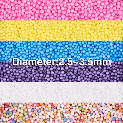 Foam Beads Balls DIY Crafts DIY-PH0018-50-1