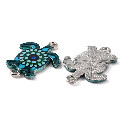 Alloy Enamel Connector Charms FIND-CJC0001-04F-1