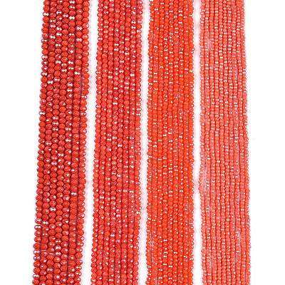 Electroplate Glass Beads Strands EGLA-A044-P2mm-A21-1
