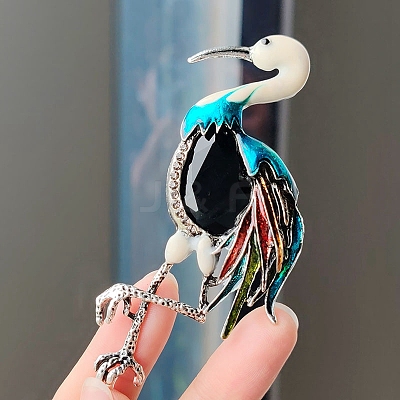 Crane Enamel Pins PW-WG47906-01-1