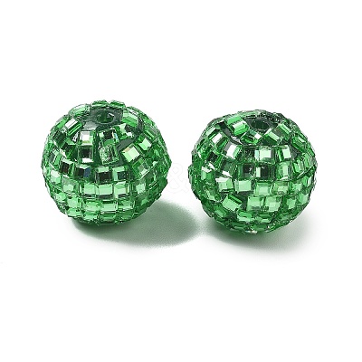 Acrylic Rhinestone Beads OACR-D307-01B-16MM-1