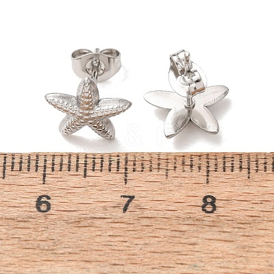304 Stainless Steel Stud Earrings SA-CBA4160-26P-1