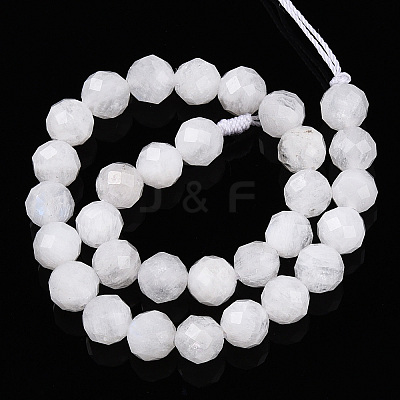 Natural Rainbow Moonstone Beads Strands G-S345-6mm-36-1