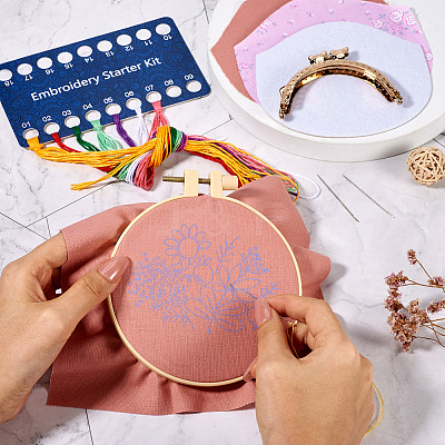 DIY Embroidery Starter Kit DIY-TAC0030-02-1