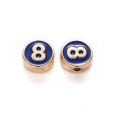 Alloy Enamel Beads ENAM-R055-04-08-RS-1