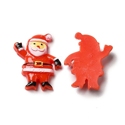 Christmas Opaque Resin Cabochons LS-RESI-K019-41-1
