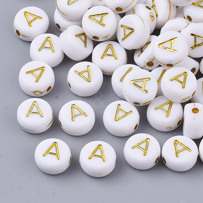 Plating Acrylic Beads X-PACR-R242-01A-1